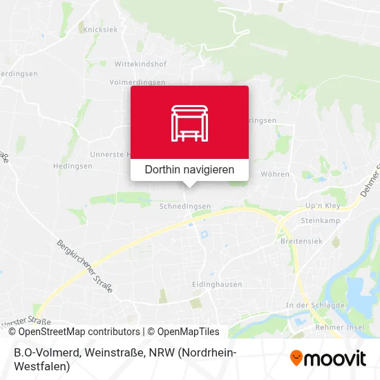 B.O-Volmerd, Weinstraße Karte