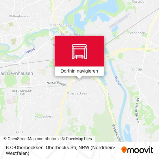 B.O-Oberbecksen, Oberbecks.Str Karte