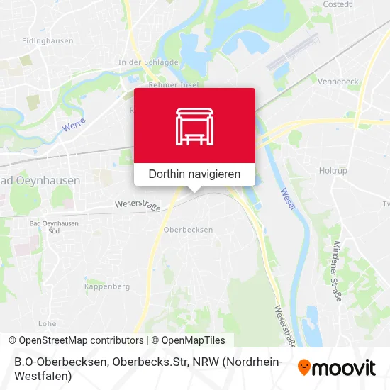 B.O-Oberbecksen, Oberbecks.Str Karte