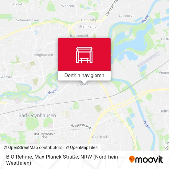 B.O-Rehme, Max-Planck-Straße Karte
