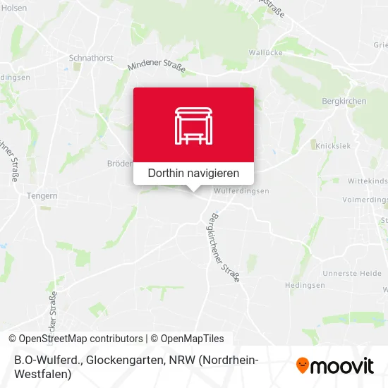 B.O-Wulferd., Glockengarten Karte