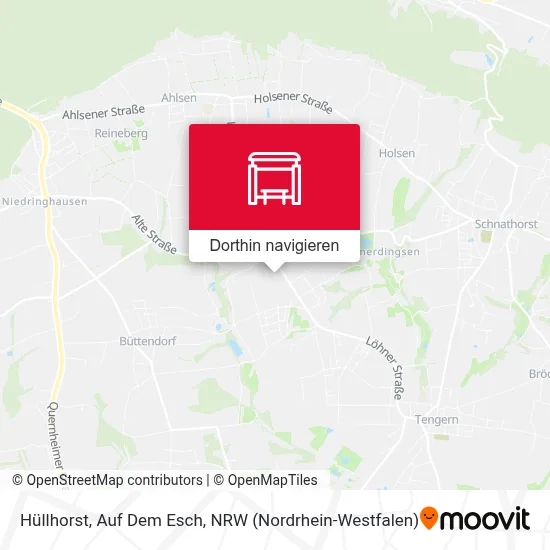 Hüllhorst, Auf Dem Esch Karte