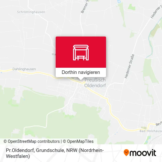 Pr.Oldendorf, Grundschule Karte