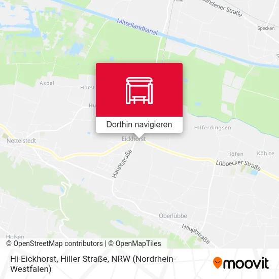 Hi-Eickhorst, Hiller Straße Karte