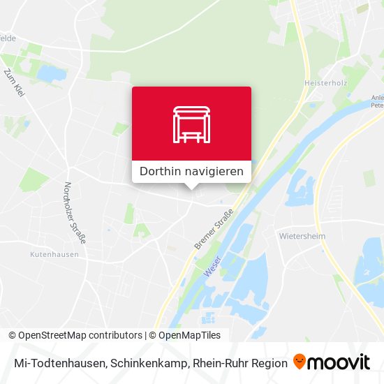 Mi-Todtenhausen, Schinkenkamp Karte