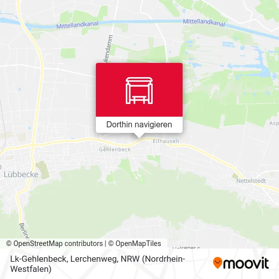 Lk-Gehlenbeck, Lerchenweg Karte