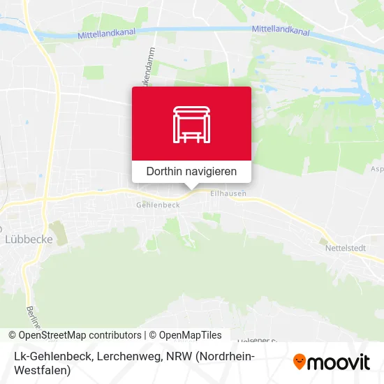 Lk-Gehlenbeck, Lerchenweg Karte