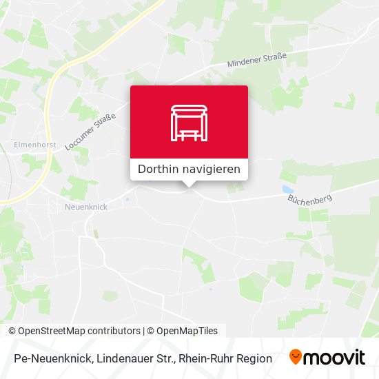 Pe-Neuenknick, Lindenauer Str. Karte