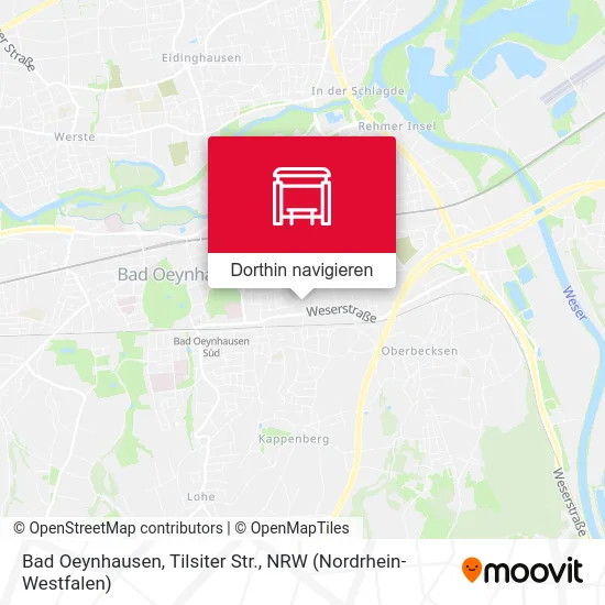 Bad Oeynhausen, Tilsiter Str. Karte