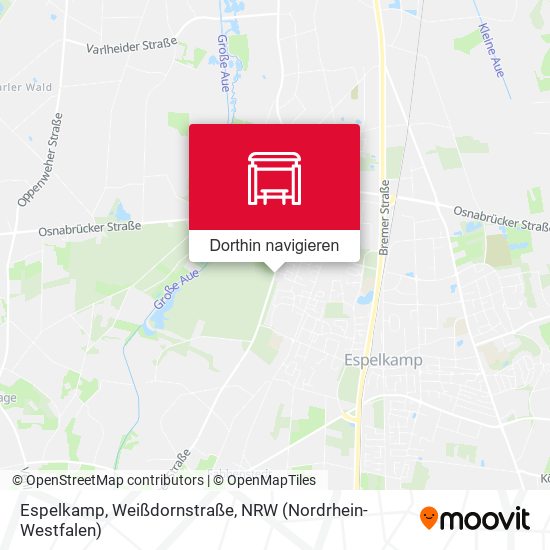 Espelkamp, Weißdornstraße Karte
