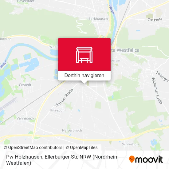 Pw-Holzhausen, Ellerburger Str Karte