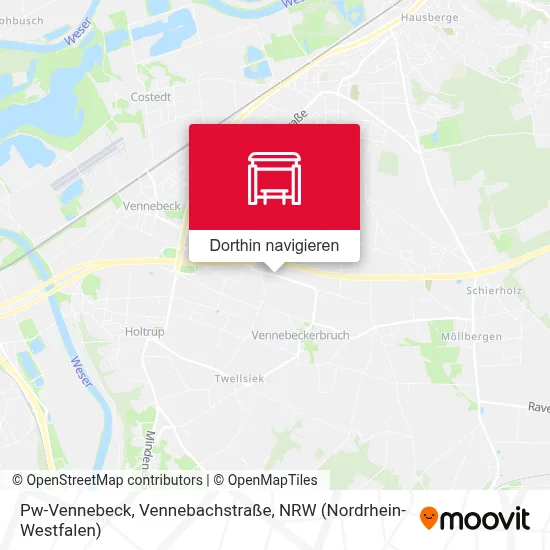 Pw-Vennebeck, Vennebachstraße Karte