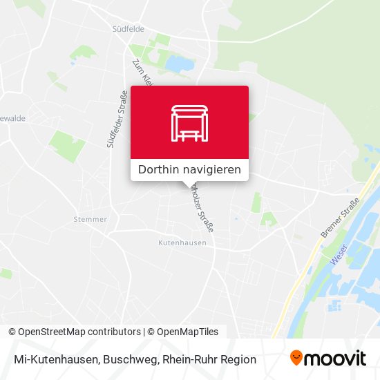 Mi-Kutenhausen, Buschweg Karte