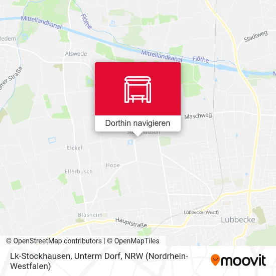 Lk-Stockhausen, Unterm Dorf Karte