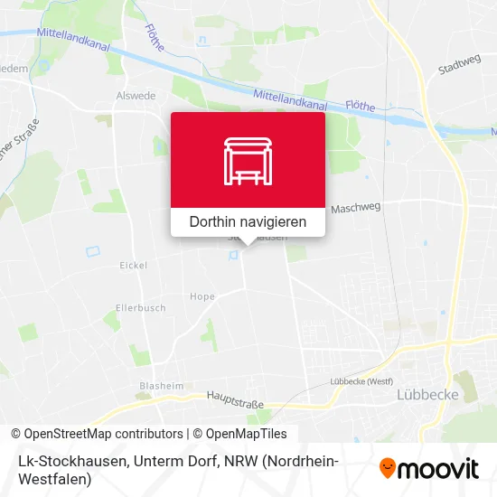 Lk-Stockhausen, Unterm Dorf Karte