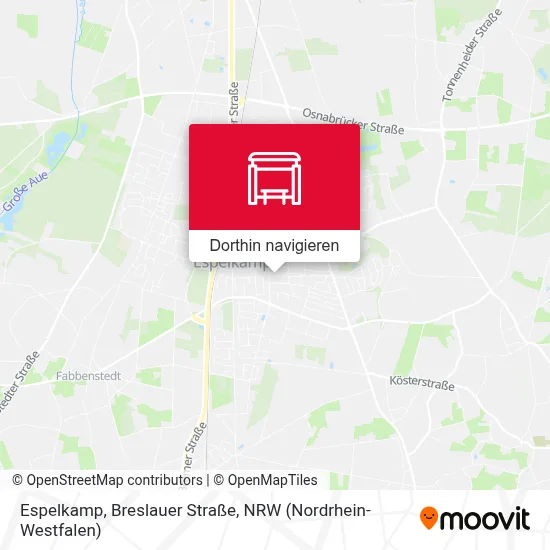 Espelkamp, Breslauer Straße Karte