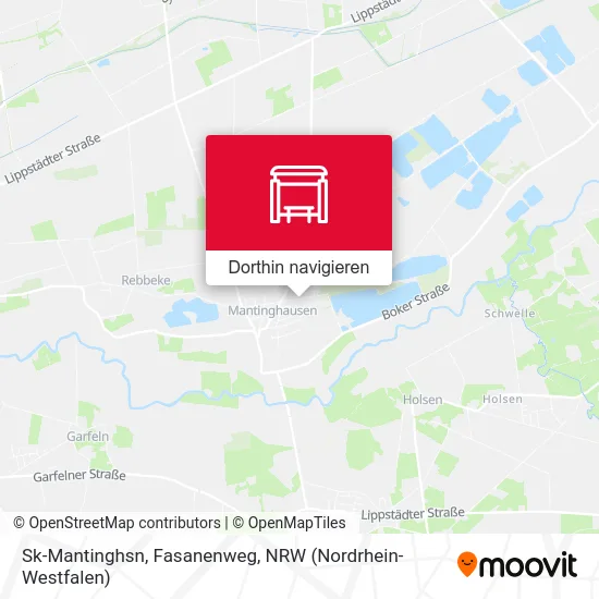 Sk-Mantinghsn, Fasanenweg Karte