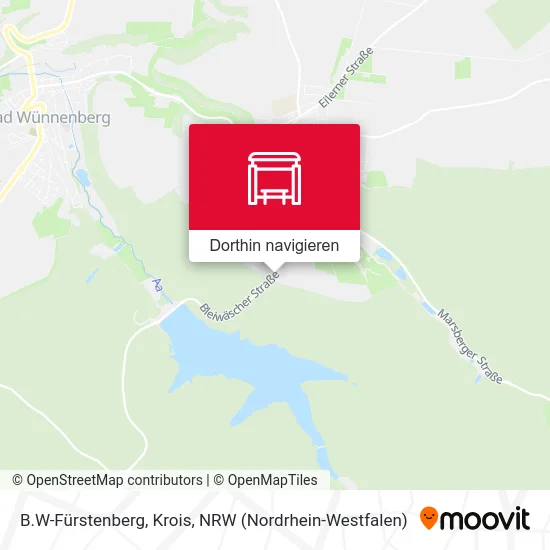 B.W-Fürstenberg, Krois Karte