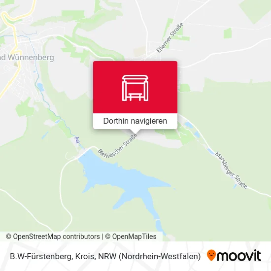 B.W-Fürstenberg, Krois Karte