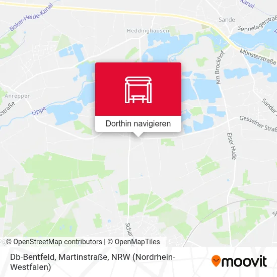 Db-Bentfeld, Martinstraße Karte