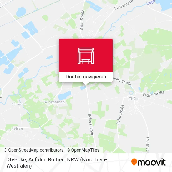 Db-Boke, Auf den Röthen Karte