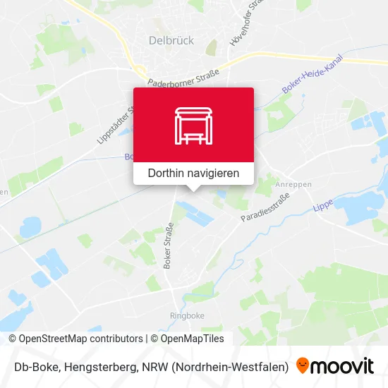 Db-Boke, Hengsterberg Karte