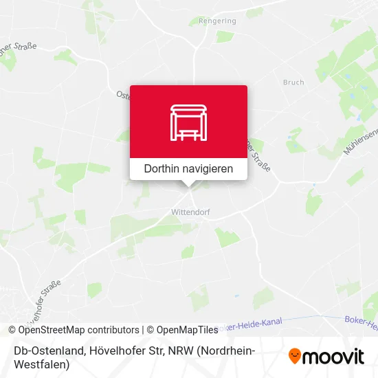 Db-Ostenland, Hövelhofer Str Karte