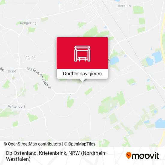 Db-Ostenland, Krietenbrink Karte