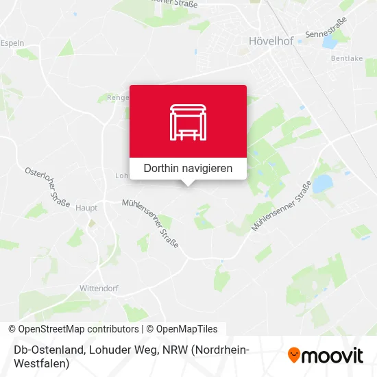 Db-Ostenland, Lohuder Weg Karte