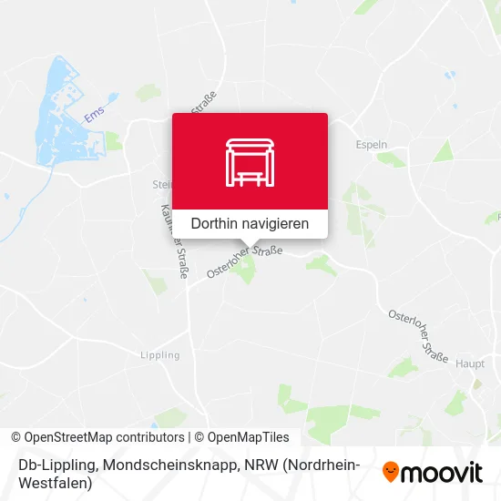 Db-Lippling, Mondscheinsknapp Karte