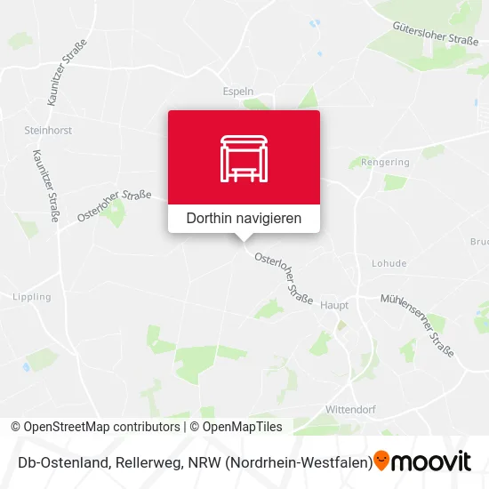 Db-Ostenland, Rellerweg Karte
