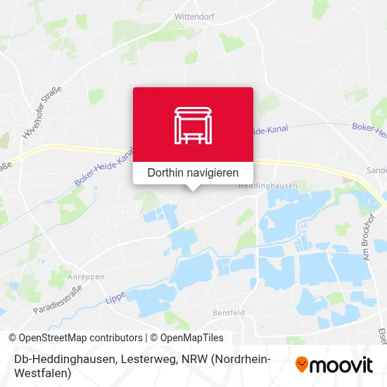 Db-Heddinghausen, Lesterweg Karte