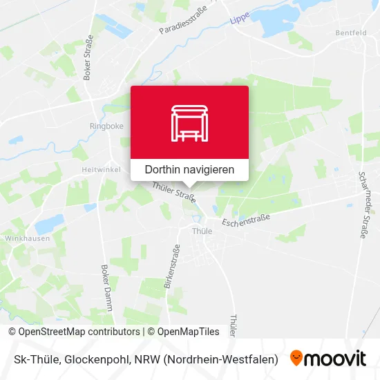 Sk-Thüle, Glockenpohl Karte