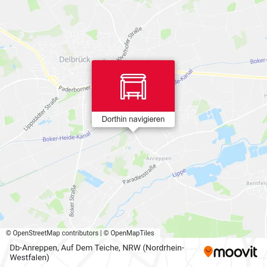 Db-Anreppen, Auf Dem Teiche Karte