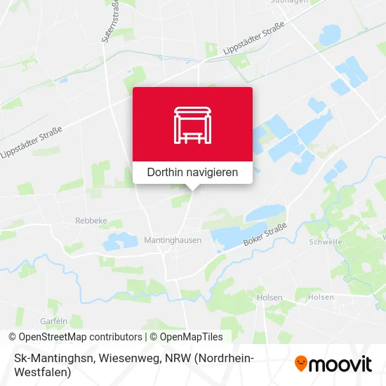 Sk-Mantinghsn, Wiesenweg Karte