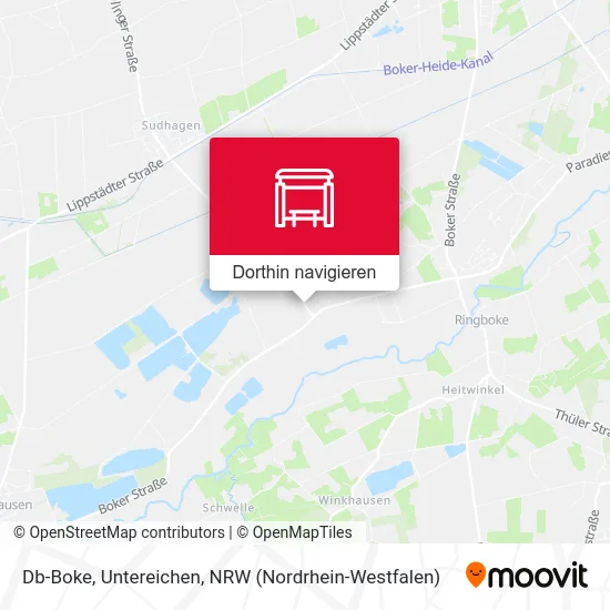 Db-Boke, Untereichen Karte