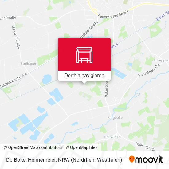 Db-Boke, Hennemeier Karte