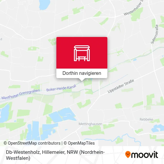 Db-Westenholz, Hillemeier Karte