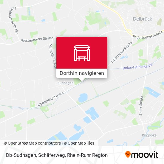 Db-Sudhagen, Schäferweg Karte
