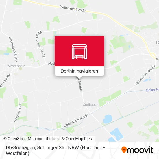Db-Sudhagen, Schlinger Str. Karte