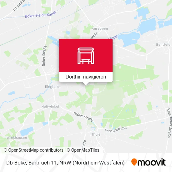 Db-Boke, Barbruch 11 Karte