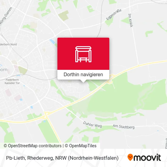 Pb-Lieth, Rhederweg Karte