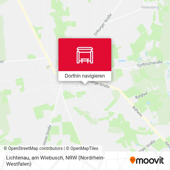 Lichtenau, am Wiebusch Karte