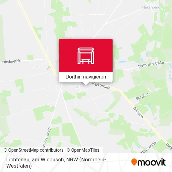 Lichtenau, am Wiebusch Karte