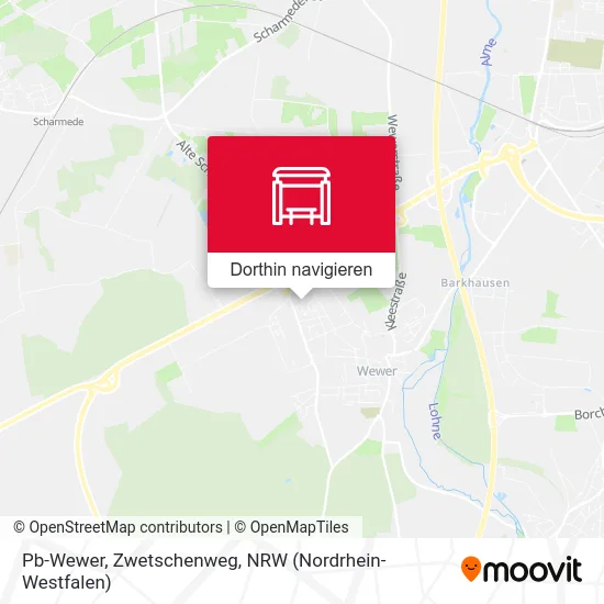 Pb-Wewer, Zwetschenweg Karte