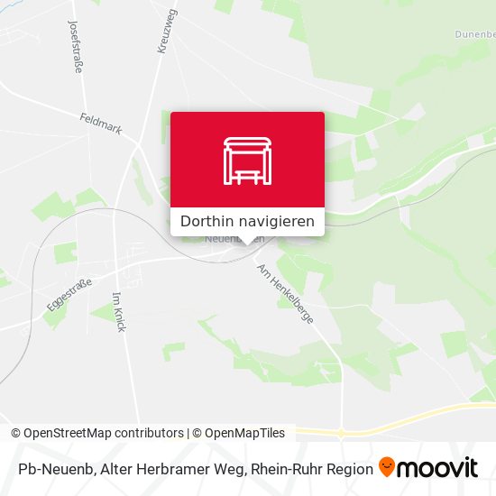 Pb-Neuenb, Alter Herbramer Weg Karte