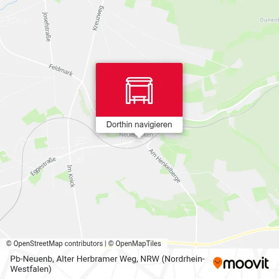 Pb-Neuenb, Alter Herbramer Weg Karte