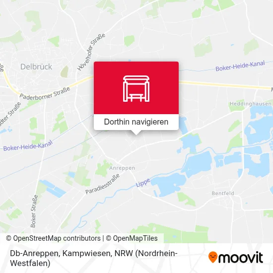 Db-Anreppen, Kampwiesen Karte