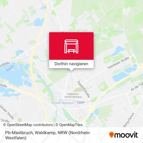 Pb-Mastbruch, Waldkamp Karte