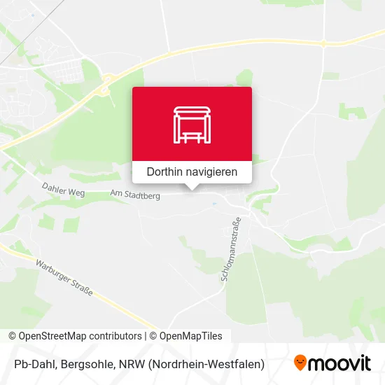 Pb-Dahl, Bergsohle Karte